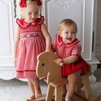 Jolly Gingham Romper * Pre-Order October