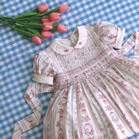 Little Bunny Blossom Handsmocked Dress * Pre Order