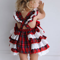 Classic Tartan Ruffle Romper * Pre-Order September