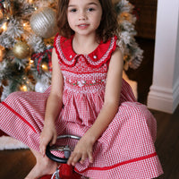 Holly Jolly Gingham Dress * Pre-Order October