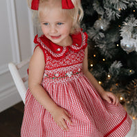 Holly Jolly Gingham Dress * Pre-Order October