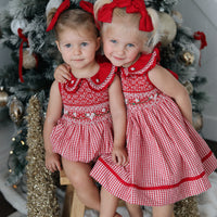 Holly Jolly Gingham Dress * Pre-Order October