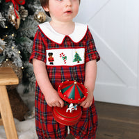 Classic Tartan Nutcracker Romper * Pre-Order September