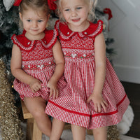 Holly Jolly Gingham Dress * Pre-Order October