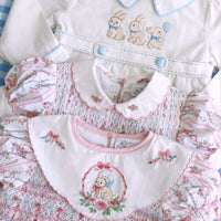 Little Bunny Blossom Handsmocked Dress * Pre Order