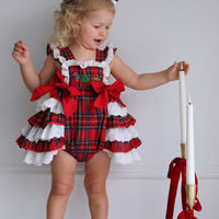 Classic Tartan Ruffle Romper * Pre-Order September