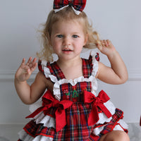 Classic Tartan Ruffle Romper * Pre-Order September