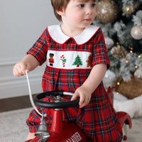 Classic Tartan Nutcracker Romper * Pre-Order September