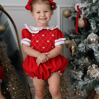 Scarlett Handsmocked Romper * Pre-Order October
