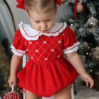Scarlett Handsmocked Romper * Pre-Order October