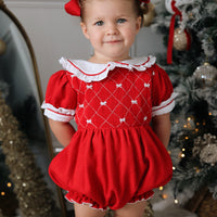 Scarlett Handsmocked Romper * Pre-Order October