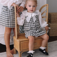 Giselle Tweed Skirt- Charcoal