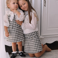Giselle Tweed Dress- Charcoal