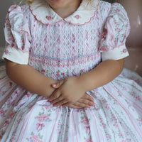Little Bunny Blossom Handsmocked Dress * Pre Order