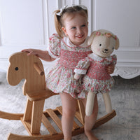 Garden Party Handsmocked Romper