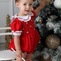 Scarlett Handsmocked Romper * Pre-Order October