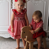 Jolly Gingham Romper * Pre-Order October