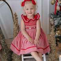 Holly Jolly Gingham Dress * Pre-Order October