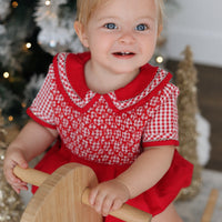 Jolly Gingham Romper * Pre-Order October