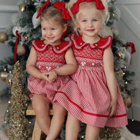 Holly Jolly Gingham Dress * Pre-Order October