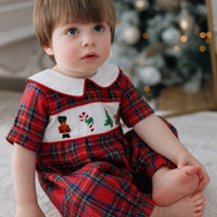 Classic Tartan Nutcracker Romper * Pre-Order September