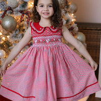 Holly Jolly Gingham Dress * Pre-Order October