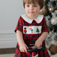 Classic Tartan Nutcracker Romper * Pre-Order September