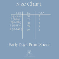 Madison Pram Shoes- White