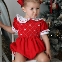 Scarlett Handsmocked Romper * Pre-Order October