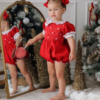 Scarlett Handsmocked Romper * Pre-Order October