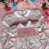 Garden Party Handsmocked Romper