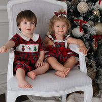 Classic Tartan Nutcracker Romper * Pre-Order September