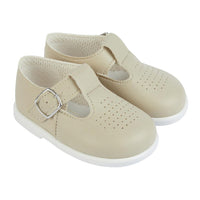 River Hard Sole Shoes- Biscuit