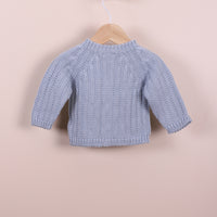 Billie Knit Cardigan- French Blue
