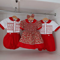 Rose Garden Handsmocked Dress