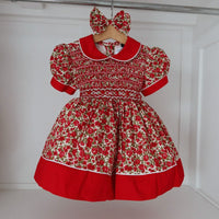 Rose Garden Handsmocked Dress