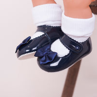 Minnie Pram Shoes- Navy Patent