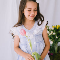 Alexa Gingham Handsmocked Dress