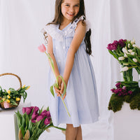Alexa Gingham Handsmocked Dress
