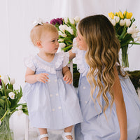 Alexa Gingham Handsmocked Dress