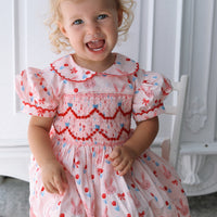 Bunnies and Bows Handsmocked Dress