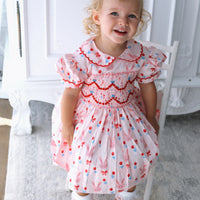 Bunnies and Bows Handsmocked Dress