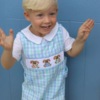 Pima Cotton Piped Collar Bodysuit- Short Sleeve