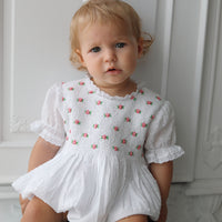Rose Bubble Romper