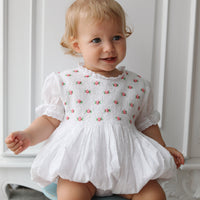 Rose Bubble Romper