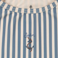 Konges Slojd Aster Long Sleeve Swim Vest and Swim Short Set- Sailor