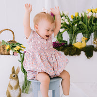 Florence Handsmocked Romper
