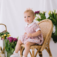 Florence Handsmocked Romper