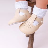 River Pram Shoes- Biscuit