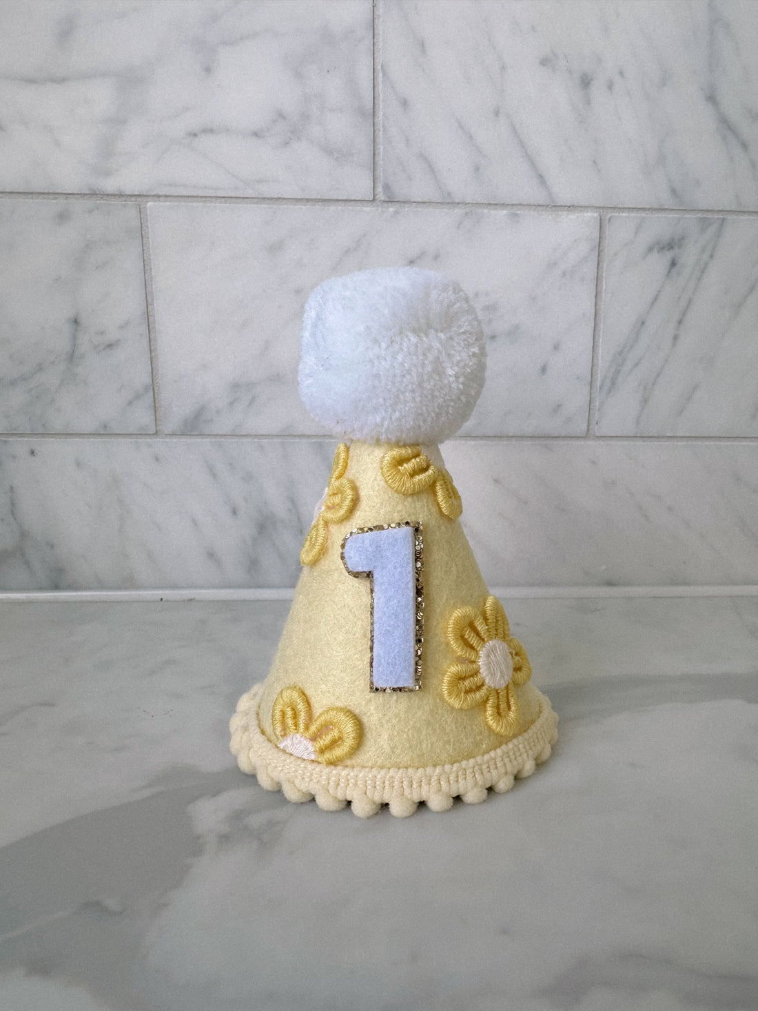 Lemon Daisy Birthday Party Hat